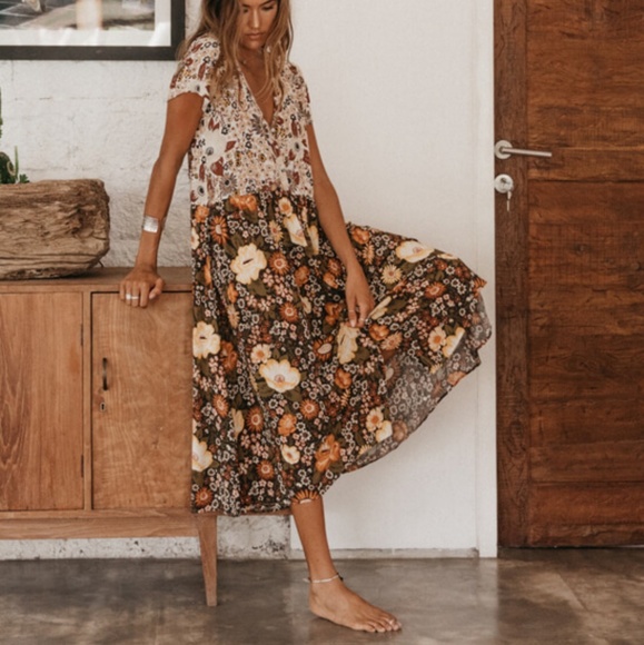 Spell desert daisy midi Clearance